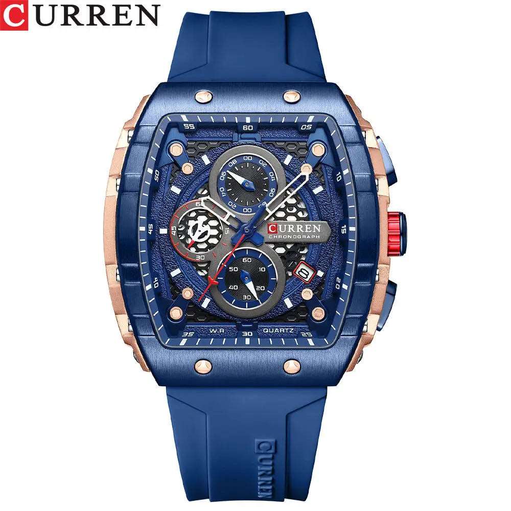 CURREN 8442 Men's Waterproof Sport Wrist Watch - Top Luxury Brand Chronograph Quartz Timepiece for Elegance and Performance, Relogio Masculino iTrade.si