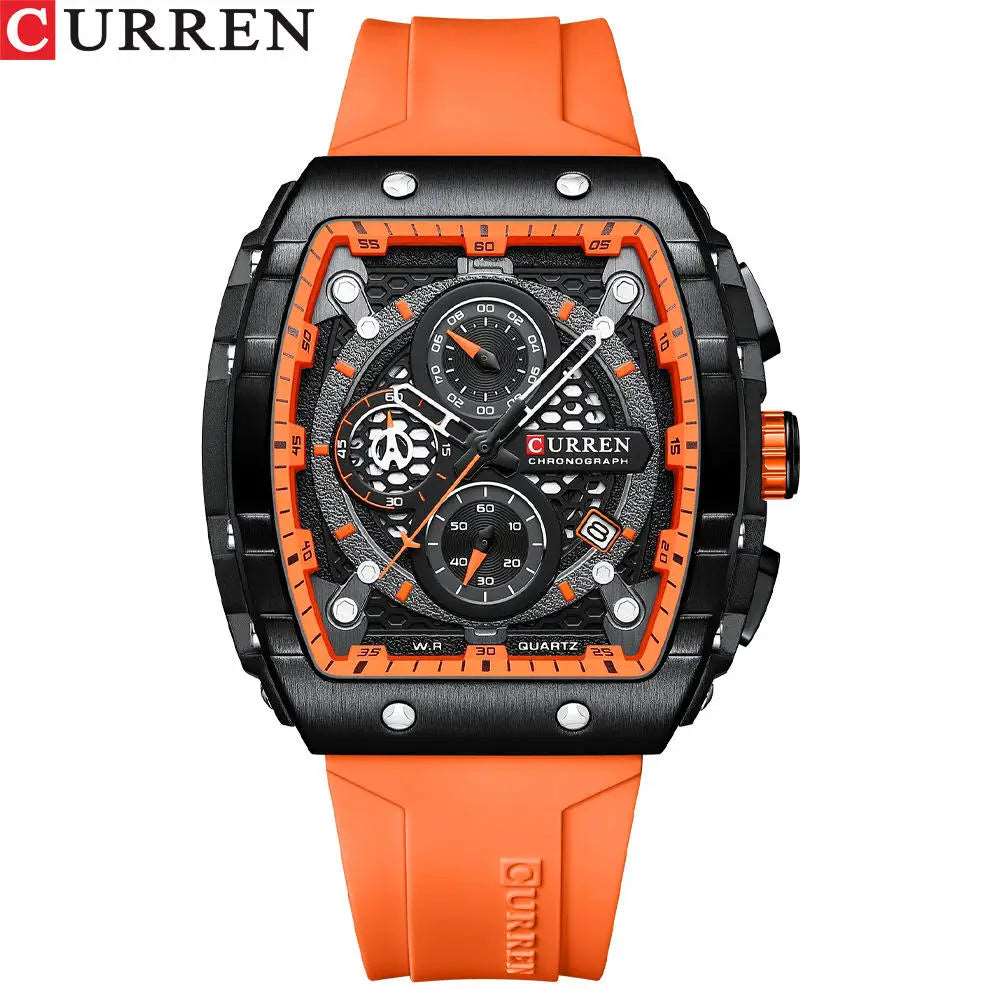 CURREN 8442 Men's Waterproof Sport Wrist Watch - Top Luxury Brand Chronograph Quartz Timepiece for Elegance and Performance, Relogio Masculino iTrade.si