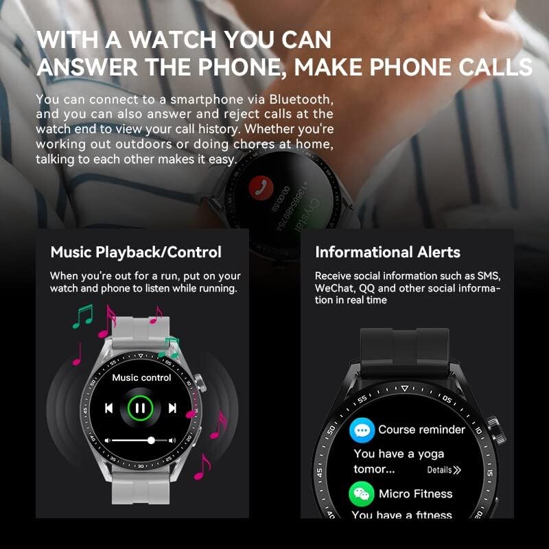 HW23 Pro Smartwatch Calls, Heart Rate, Blood Pressure, NFC, Fitness Tracker
