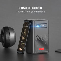 P20 3D 4K Cinema 1080P Smart Android Wifi LED DLP Home Theater Outdoor Portable Mini Projector with Battery