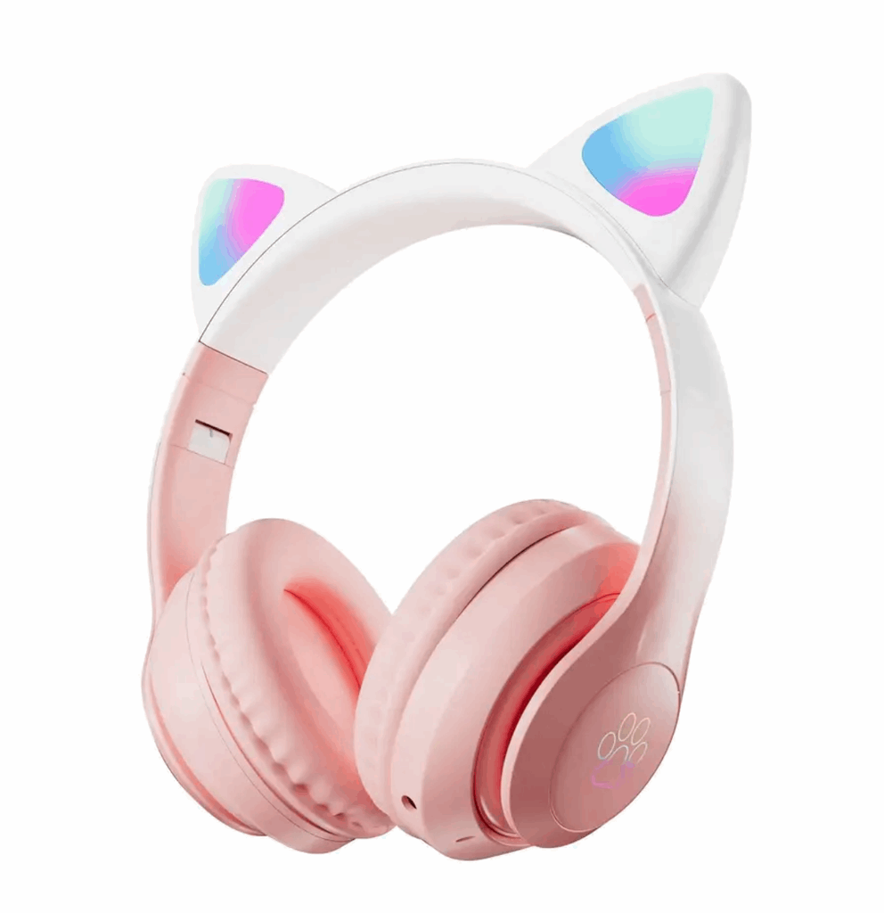 Bluetooth Headphones STN-28 with Cat Ears and LED Lights iTrade.si