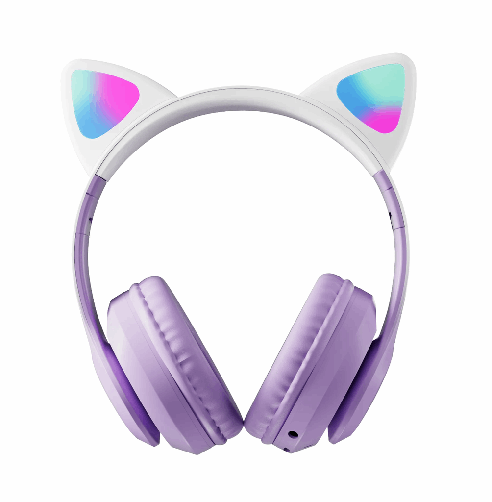 Bluetooth Headphones STN-28 with Cat Ears and LED Lights iTrade.si