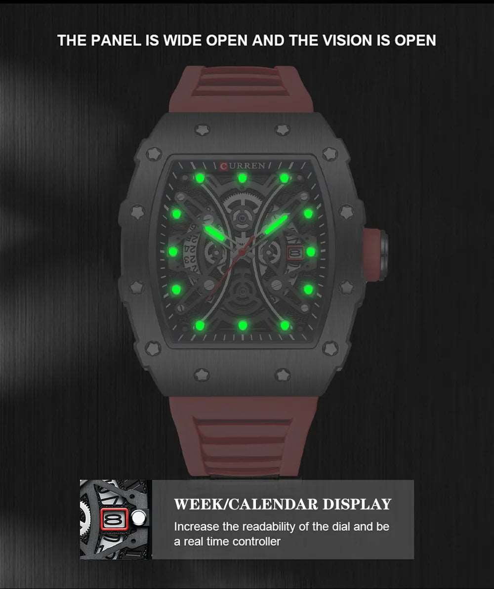 CURREN 8438 Luxury Quartz Men's Watch - Waterproof, Japanese Movement, Sporty & Fashionable Design iTrade.si