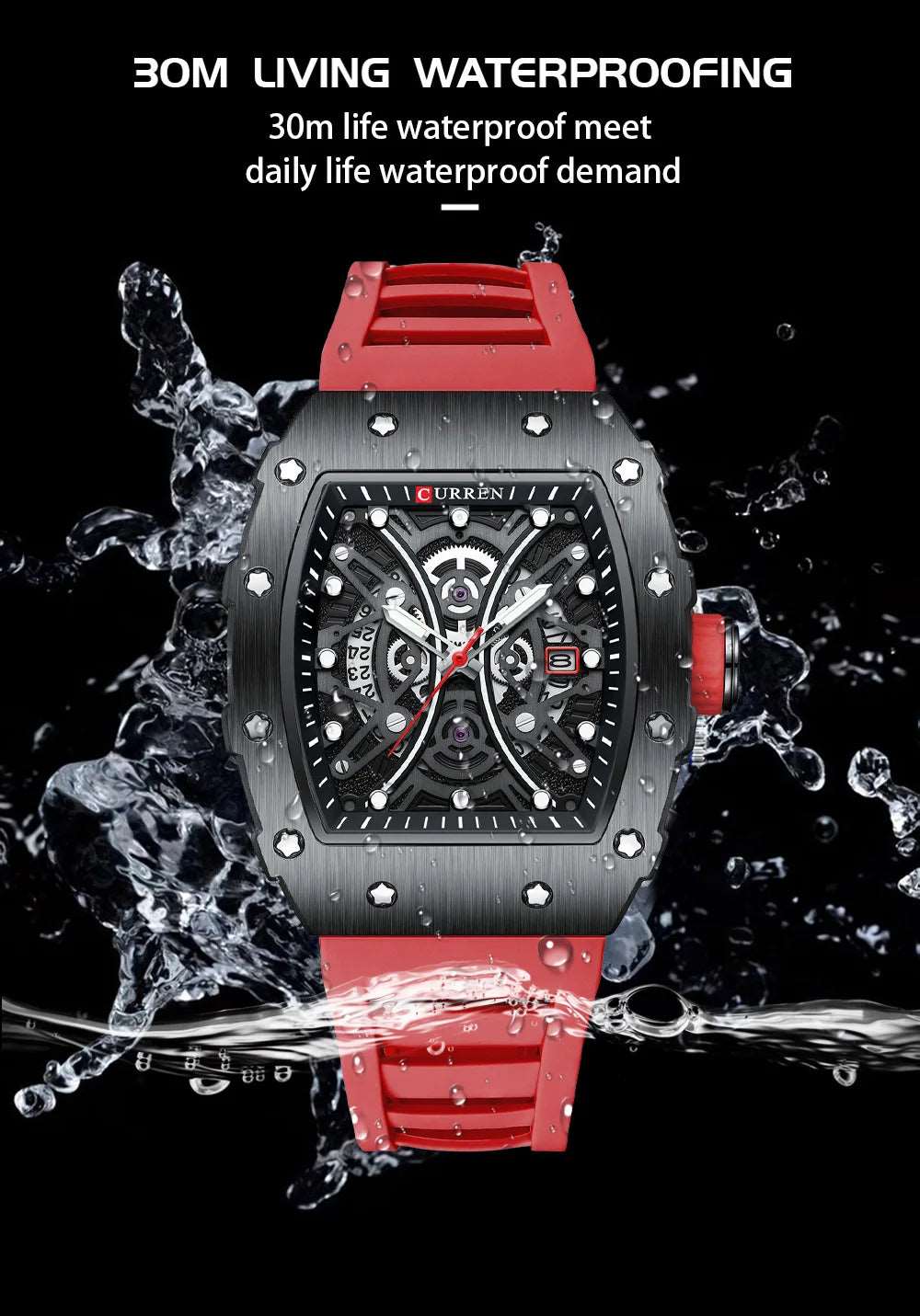 CURREN 8438 Luxury Quartz Men's Watch - Waterproof, Japanese Movement, Sporty & Fashionable Design iTrade.si