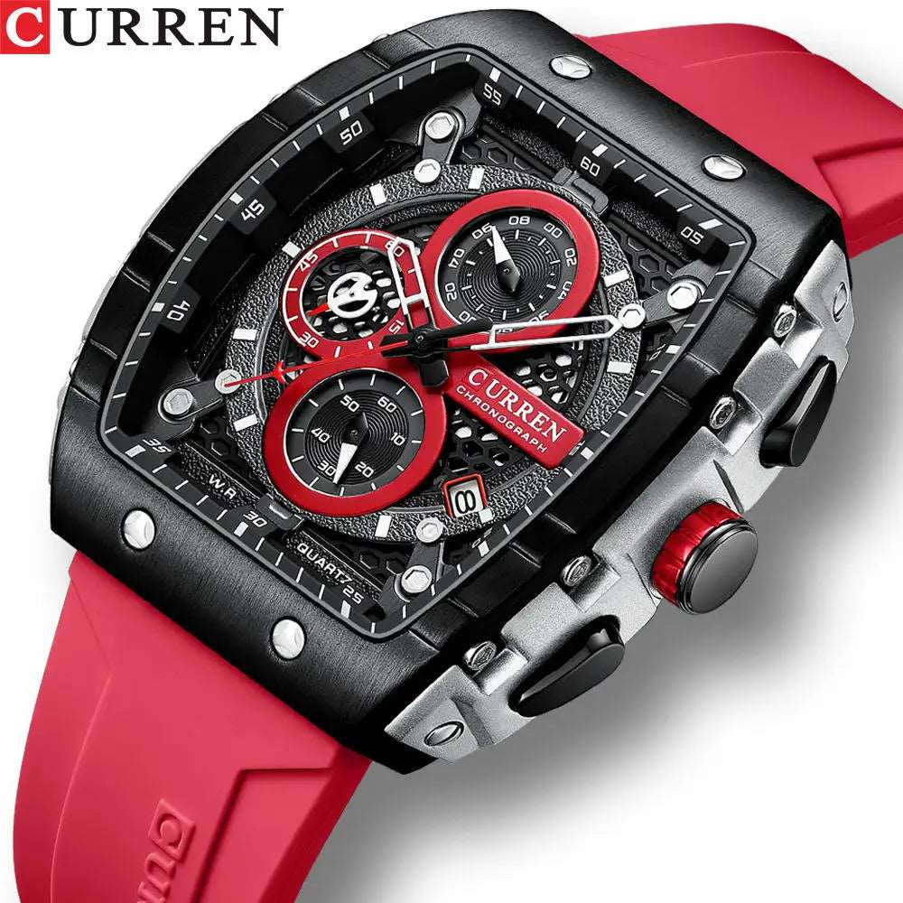 CURREN 8442 Men's Waterproof Sport Wrist Watch - Top Luxury Brand Chronograph Quartz Timepiece for Elegance and Performance, Relogio Masculino iTrade.si