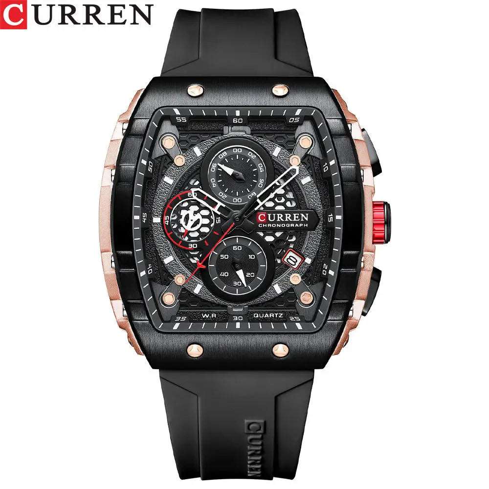 CURREN 8442 Men's Waterproof Sport Wrist Watch - Top Luxury Brand Chronograph Quartz Timepiece for Elegance and Performance, Relogio Masculino iTrade.si