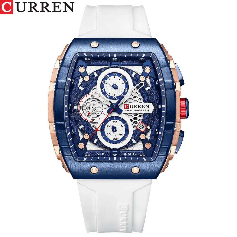 CURREN 8442 Men's Waterproof Sport Wrist Watch - Top Luxury Brand Chronograph Quartz Timepiece for Elegance and Performance, Relogio Masculino iTrade.si