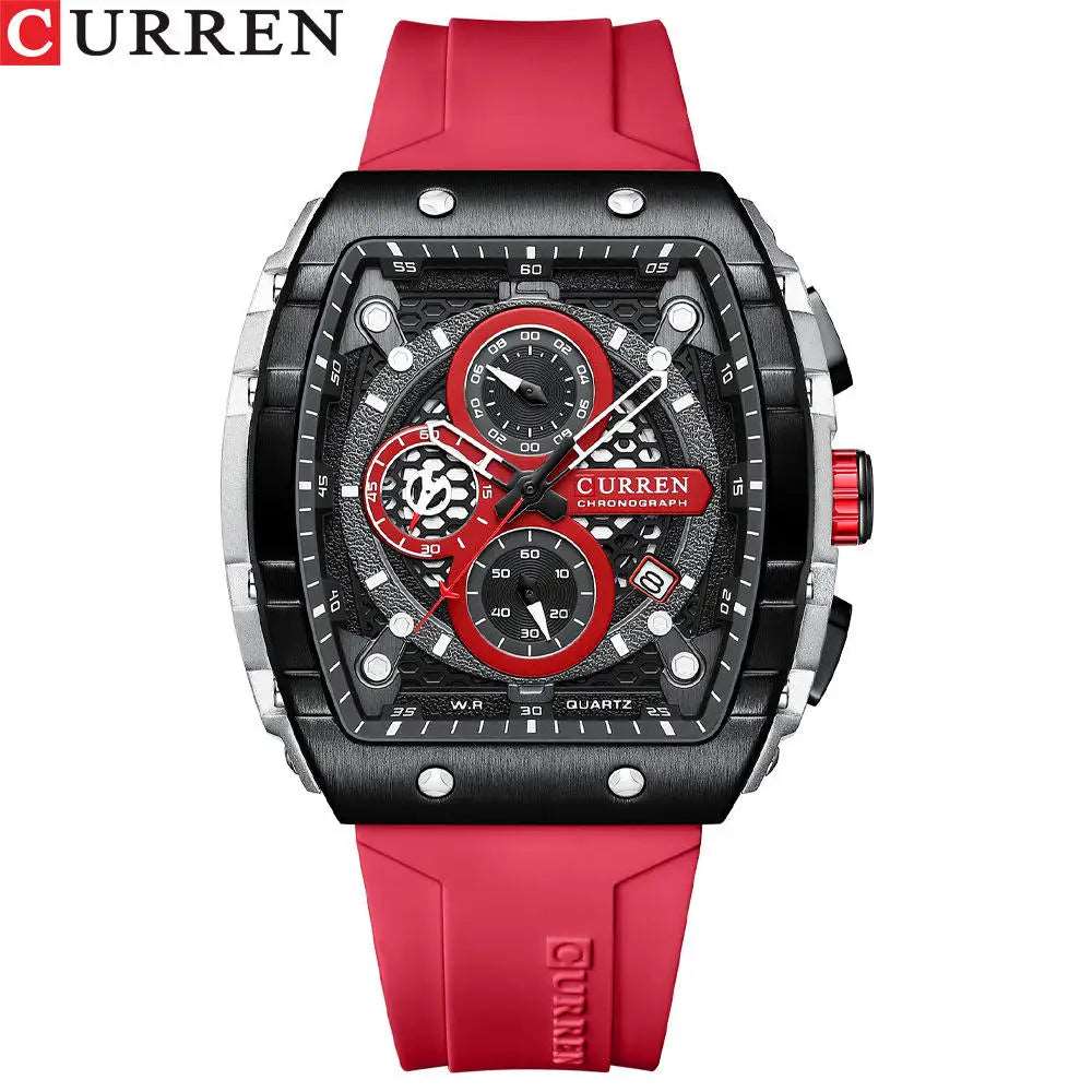 CURREN 8442 Men's Waterproof Sport Wrist Watch - Top Luxury Brand Chronograph Quartz Timepiece for Elegance and Performance, Relogio Masculino iTrade.si