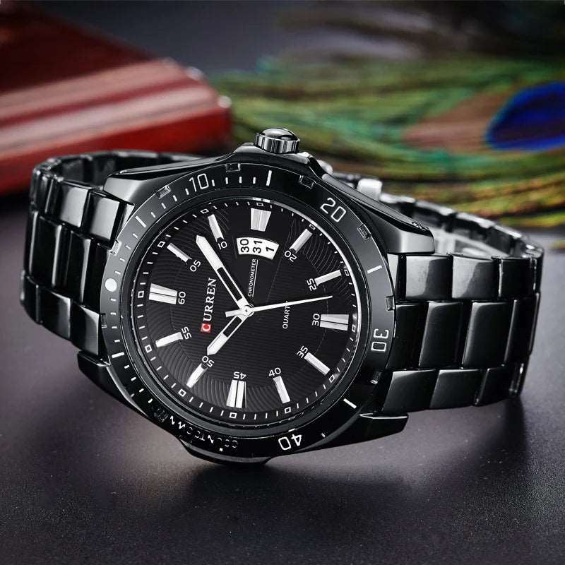 Curren 8110 Men's Quartz Watch | Fashion, Stainless Steel, Luxury Design iTrade.si
