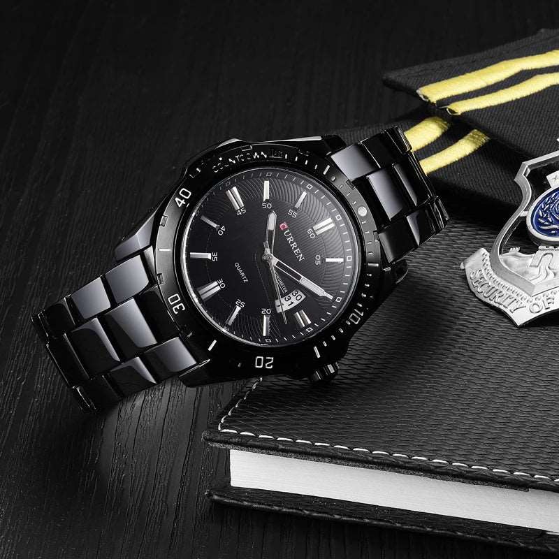 Curren 8110 Men's Quartz Watch | Fashion, Stainless Steel, Luxury Design iTrade.si