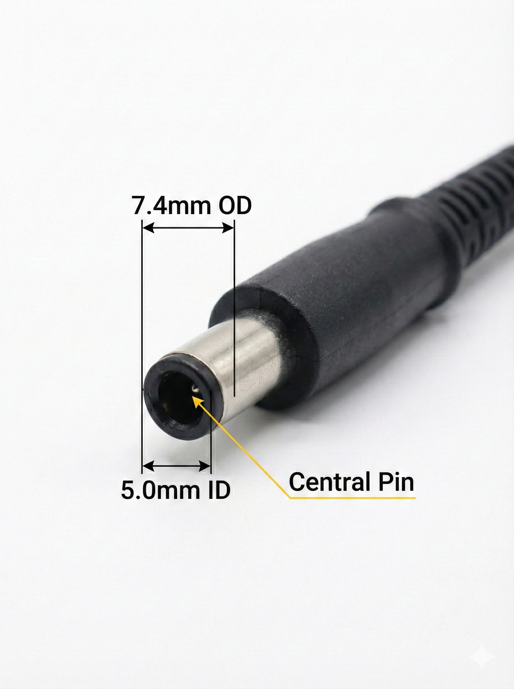 Napajalnik za prenosnik NRG+ za HP – 18,5 V 3,5 A 65 W | priključek 7,4 × 5,5 mm