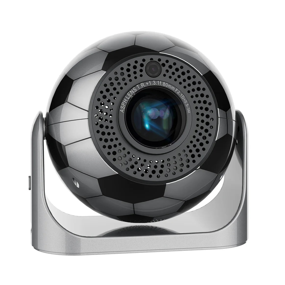 JY360 Auto Focus Football Design Video Projector 160 ANSI Smart Portable Projector with Built-in Speaker