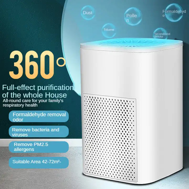 Household Air Purifiers Cleaner with UV Light Portable Home Mini Car Air Purifier Hepa Filter iTrade.si
