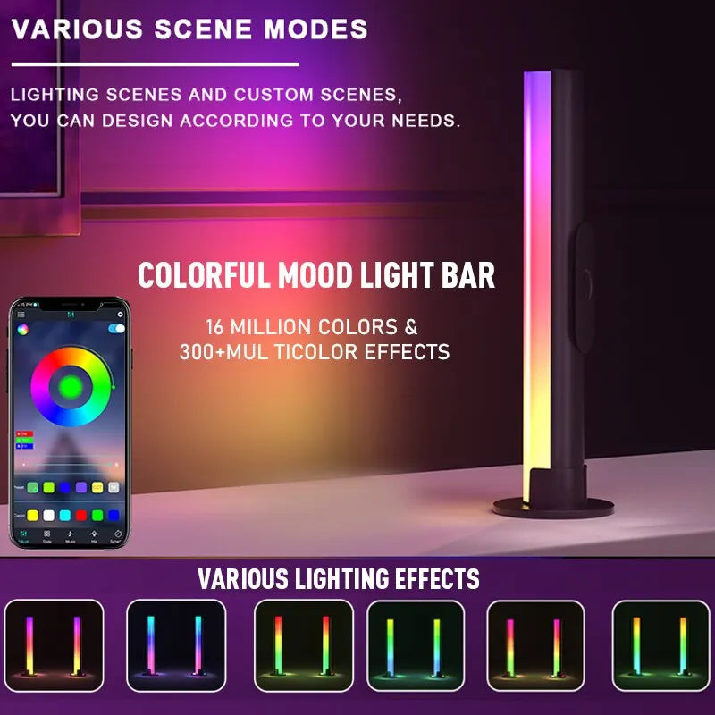 LED Corner Floor Lamp RGB Dream Color Changing Mood Night Lighting Bluetooth APP and Remote Control Music Sync Theater Lighting iTrade.si