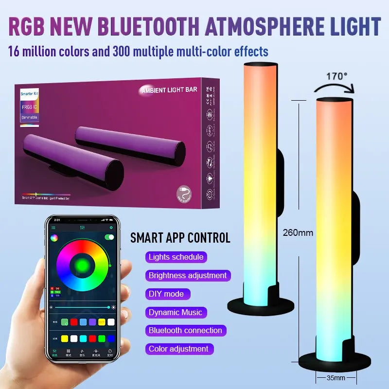 LED Corner Floor Lamp RGB Dream Color Changing Mood Night Lighting Bluetooth APP and Remote Control Music Sync Theater Lighting iTrade.si