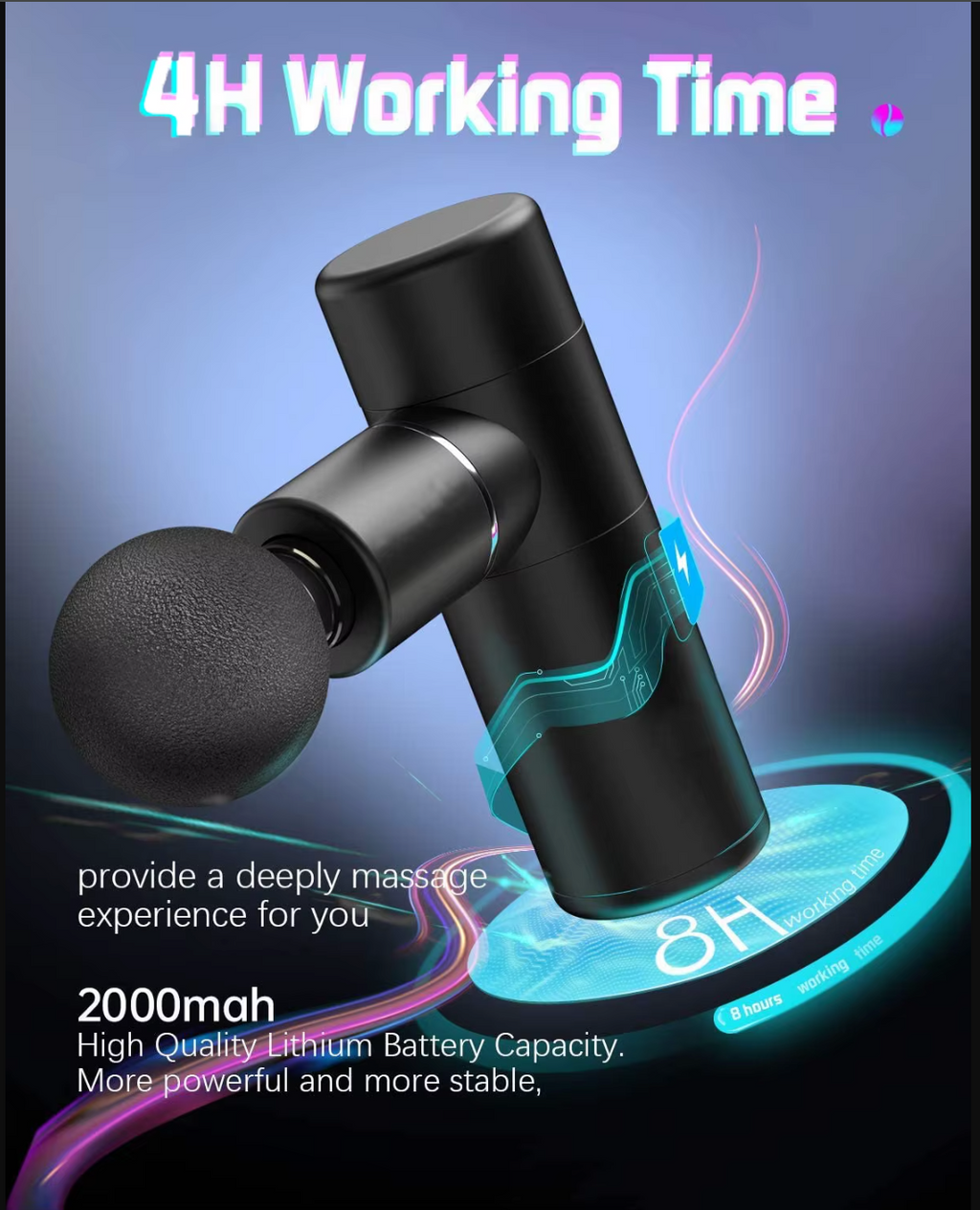 Mini hand massager with accessories iTrade.si