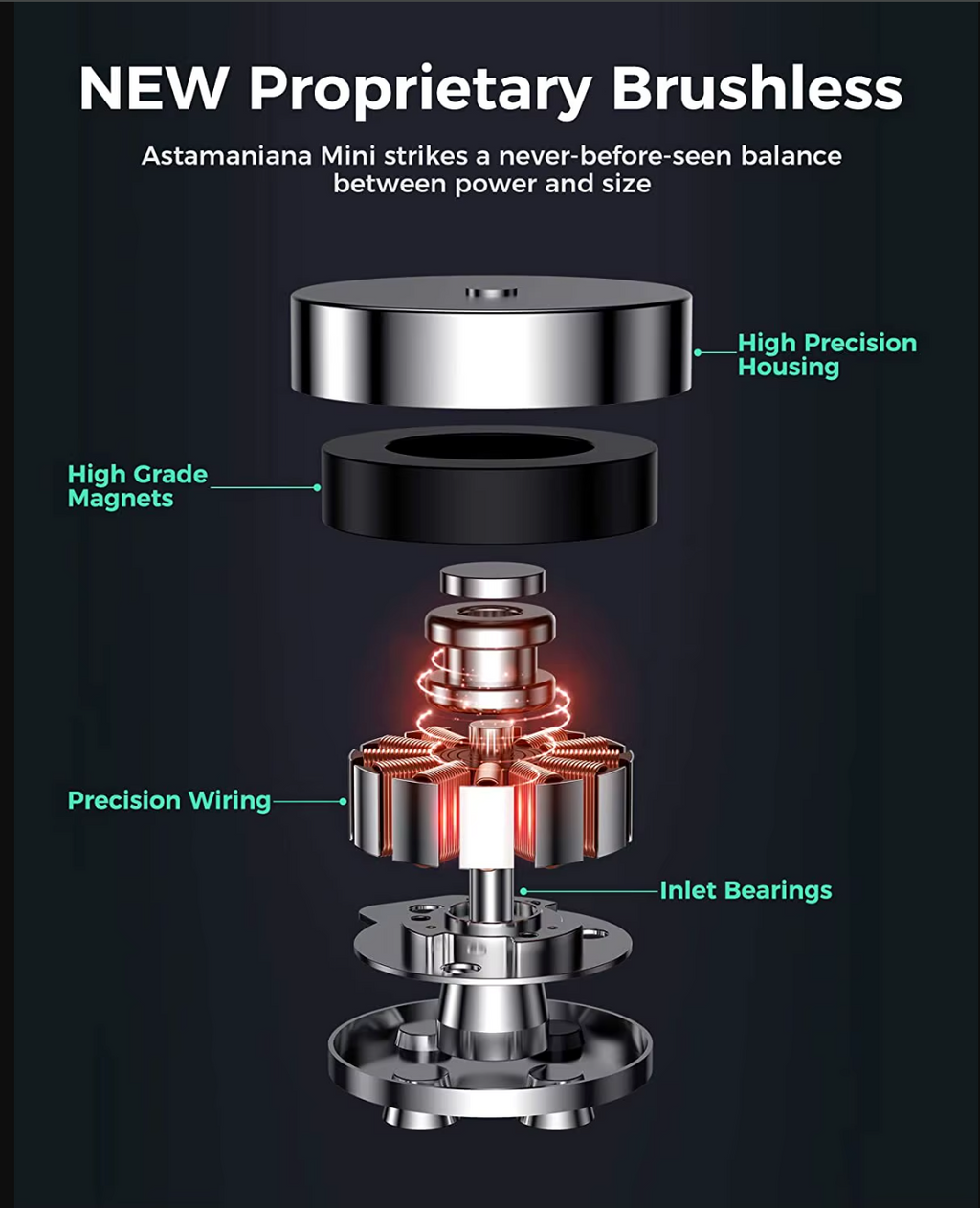 Mini hand massager with accessories iTrade.si