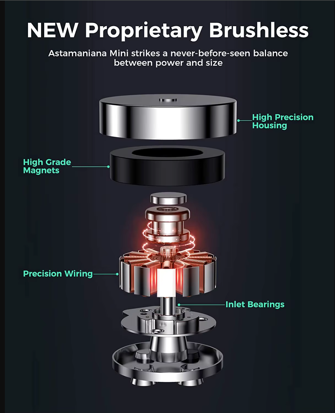 Mini hand massager with accessories iTrade.si