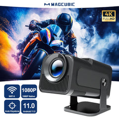 Magcubic HY320 Projector Android 11, 4K Native 1080P, 390 ANSI, Dual WiFi 6, BT5.0, Portable Outdoor Cinema