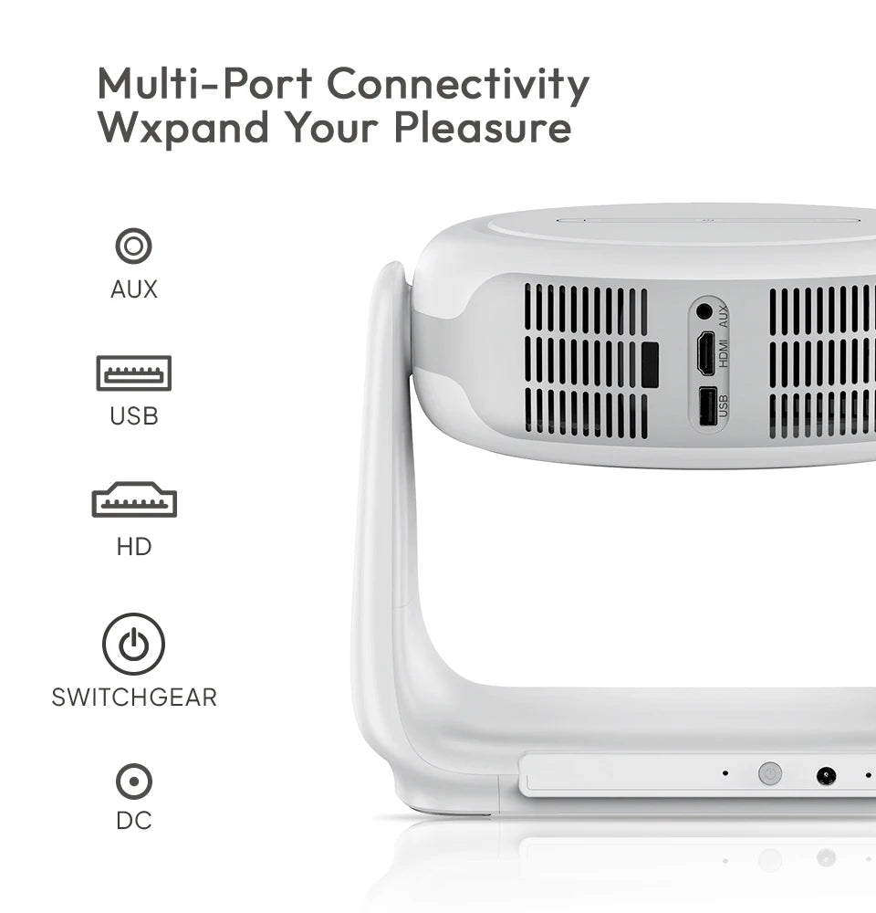 Pametni projektor Vevshao A10 - 1080P, Android 11, 5G WiFi, podpora za 4K 