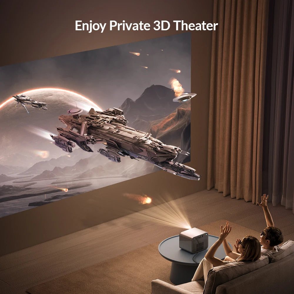 BYINTEK R90 Rock Full HD 1080P DLP projektor - 2200 ANSI lumnov, Android TV 11