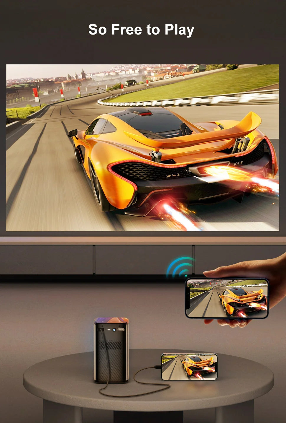 BYINTEK P70 3D 4K mini prenosni projektor DLP Auto Focus Smart Android WiFi LED 1080P video projektorji za domači kino z baterijo