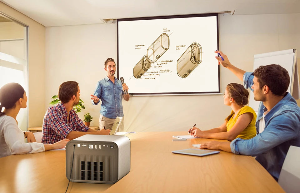 BYINTEK R90 Rock Full HD 1080P DLP projektor - 2200 ANSI lumnov, Android TV 11