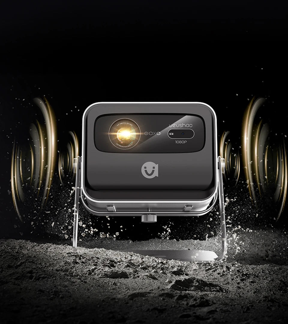 VEVSHAO V80 DLP projektor Full HD 1080P, 2200 ANSI lumnov, Android 11, WiFi 6