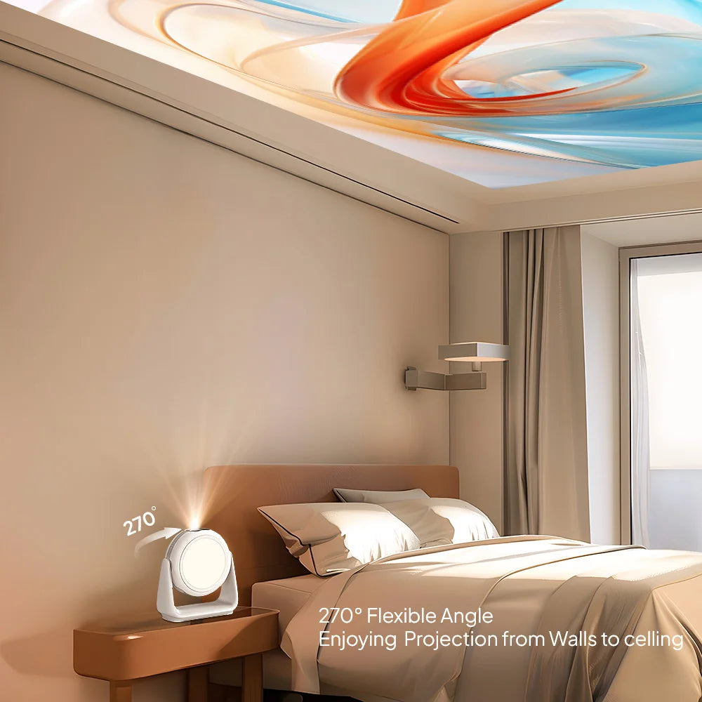 Pametni projektor Vevshao A10 - 1080P, Android 11, 5G WiFi, podpora za 4K 