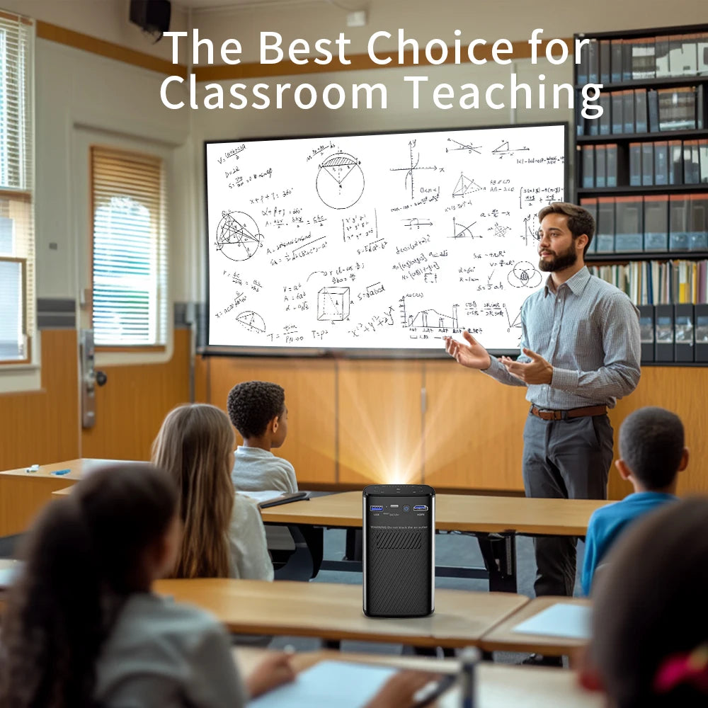 BYINTEK P70 3D 4K mini prenosni projektor DLP Auto Focus Smart Android WiFi LED 1080P video projektorji za domači kino z baterijo