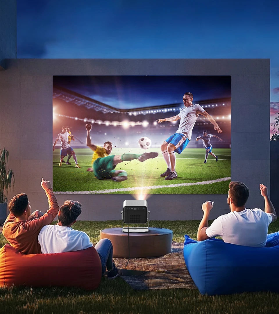 VEVSHAO V80 DLP projektor Full HD 1080P, 2200 ANSI lumnov, Android 11, WiFi 6