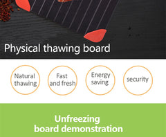 Fast Defrosting Tray | Quick Thaw for Frozen Meat, Seafood & Fruits