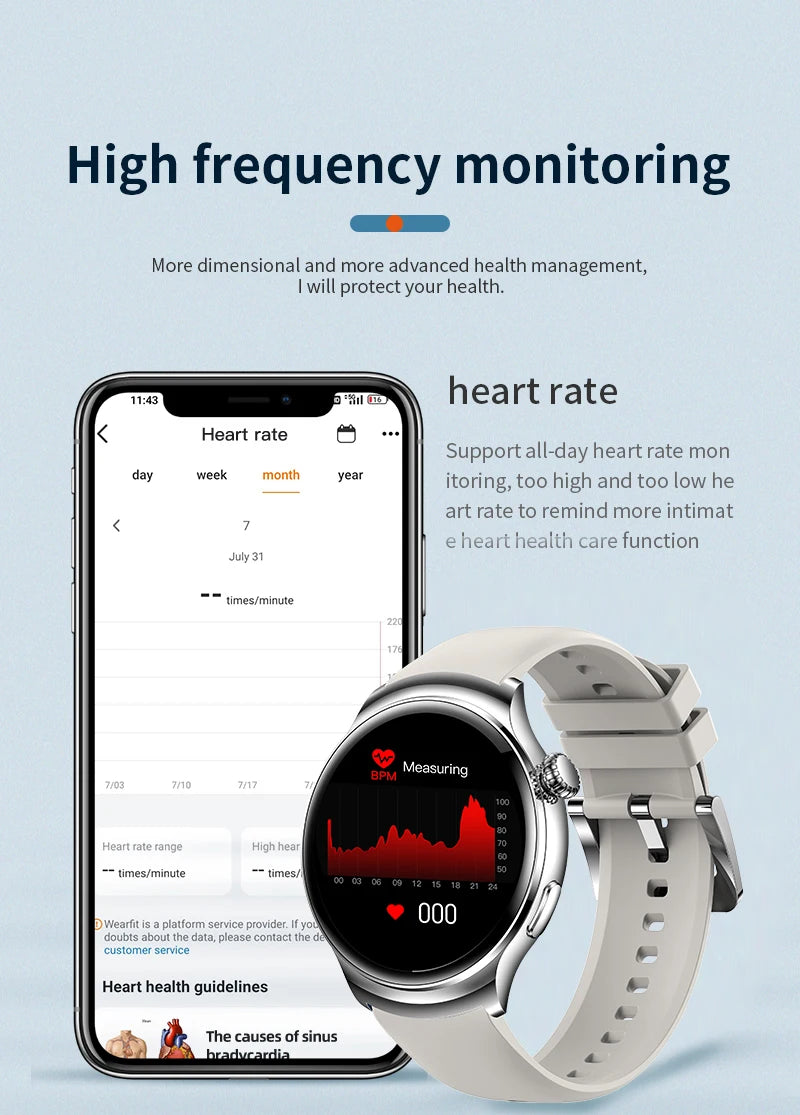 Z93 pro Okrogla pametna ura Moške Ženske 1,52-palčni velik zaslon reloj inteligente relojes Health Monitor Bluetooth klici Šport na prostem