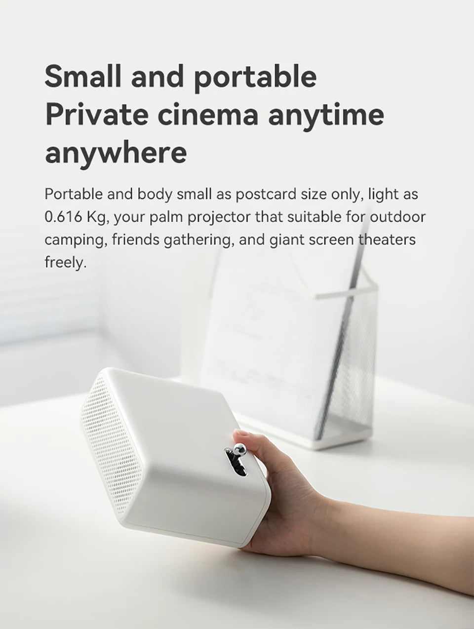 Wanbo Mini Protable Multimedia 720P Smart Projector Proyector Home Theater Video Beam LED 250 ANSI Projector Full HD