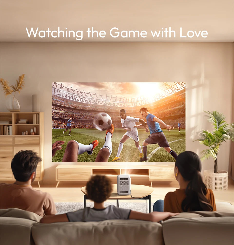 BYINTEK LOVE U4 Smart Mini projektor za domači kino 4K 1080P Video Android WIFI za pametni telefon Kino 