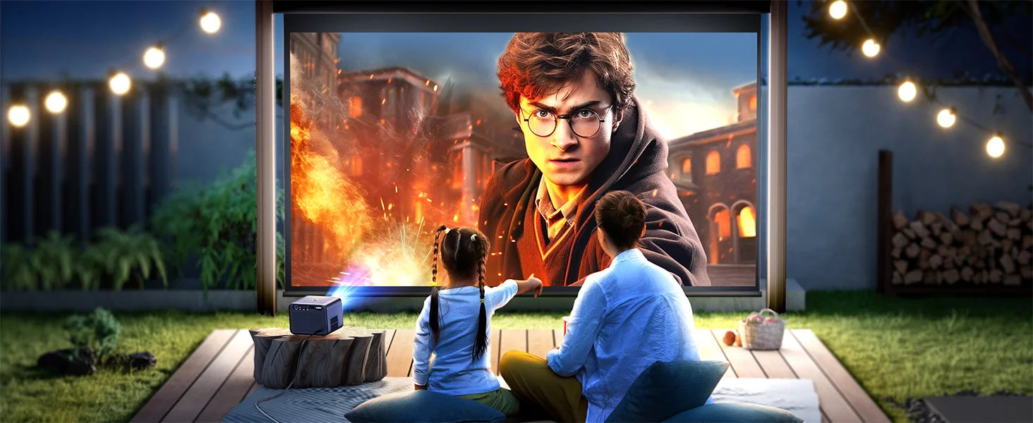 Projektor, ki podpira Wimius 4K - 30000 lumnov, samodejno ostrenje, WiFi 6 in Dolby Audio 