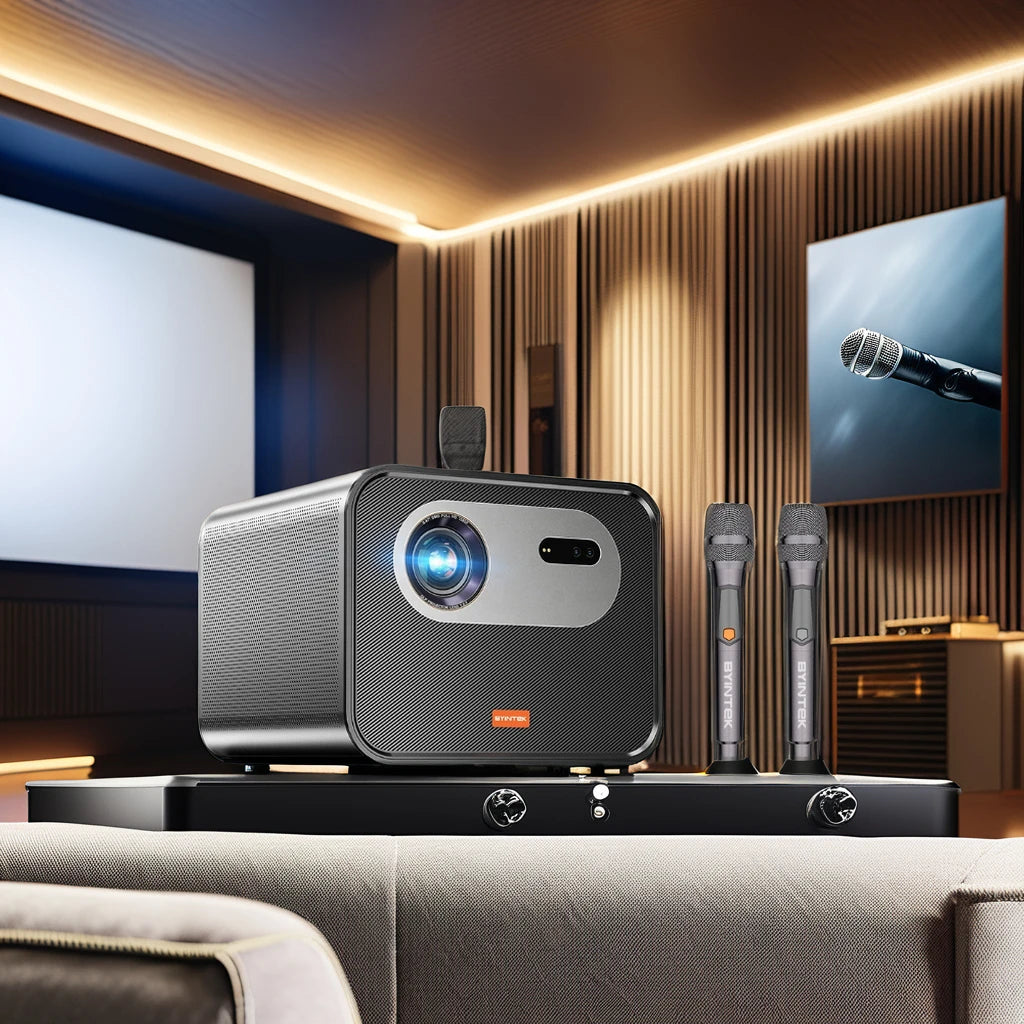 BYINTEK R90 Max 4K 3D laserski projektor - AI samodejno ostrenje, Android, Full HD 1080P 