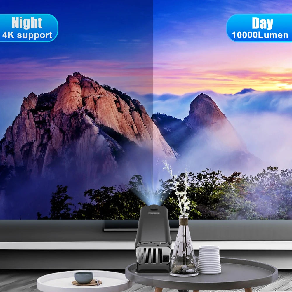 Magcubic HY320 Projector Android 11, 4K Native 1080P, 390 ANSI, Dual WiFi 6, BT5.0, Portable Outdoor Cinema