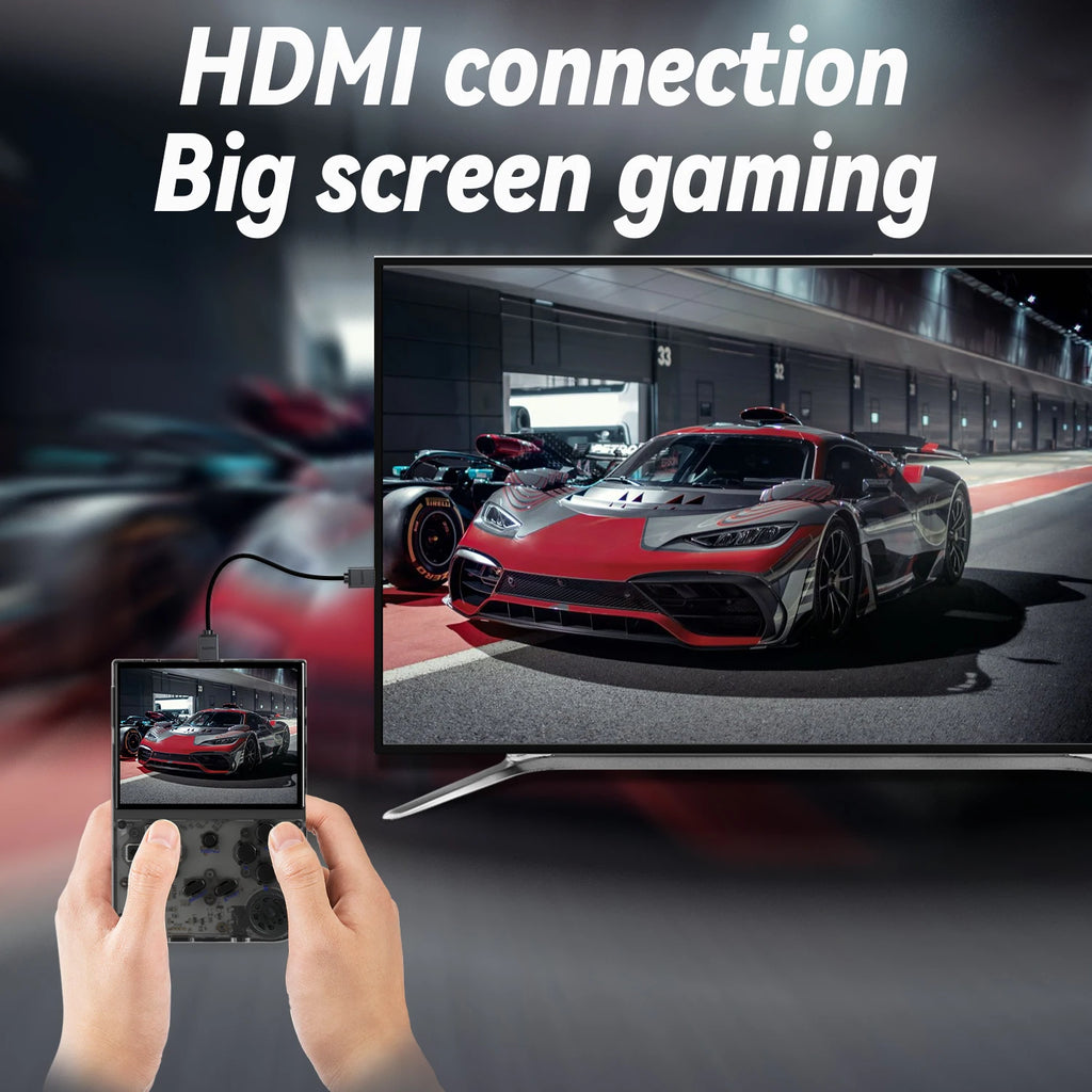 ANBERNIC RG35XX Plus Retro ročna igralna konzola | 3,5'' IPS zaslon, Linux, HD-MI TV izhod, prenosni predvajalnik video iger