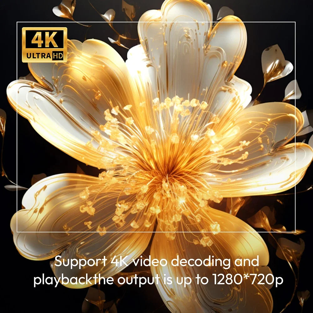 Mini prenosni projektor VEVSHAO A12 - LED, Android 11, WiFi 6, podpora za 4K 