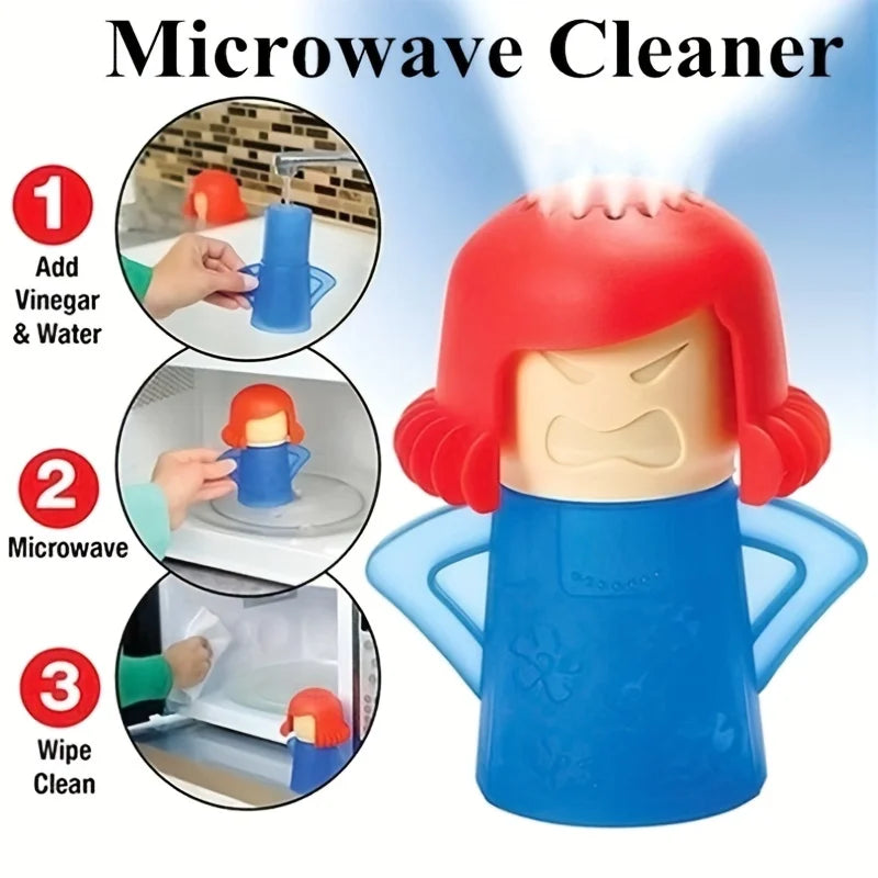 Angry Mama Microwave & Oven Steam Cleaner | Easy, Eco-Friendly Kitchen Cleaning