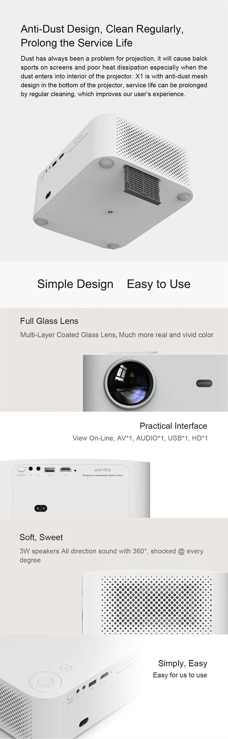 wanbo x1 multimedia mini portable hd 1080p android led cinema small mobile smart phone bluetooth wifi projector