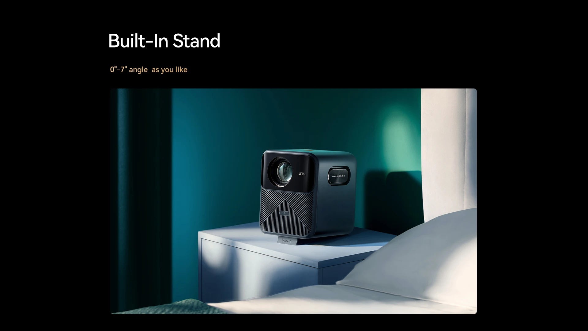 Projektor Wanbo Mozart 1 Pro: Android TV 11.0, Google Assistant, Netflix, 1080P, podpora za 4K, 900 ANSI lumnov, dvojni WiFi, certifikat DRM L1