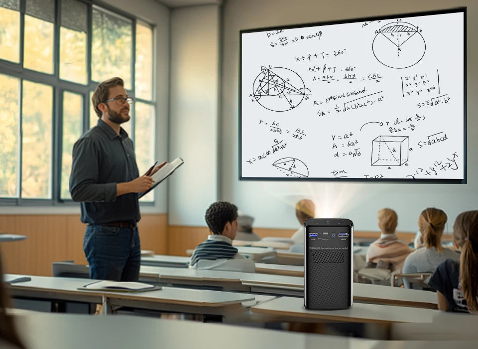 BYINTEK P70 3D 4K mini prenosni projektor DLP Auto Focus Smart Android WiFi LED 1080P video projektorji za domači kino z baterijo