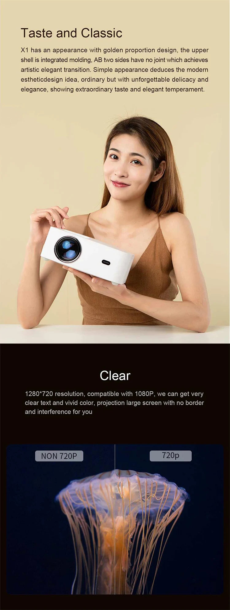 wanbo x1 multimedia mini portable hd 1080p android led cinema small mobile smart phone bluetooth wifi projector