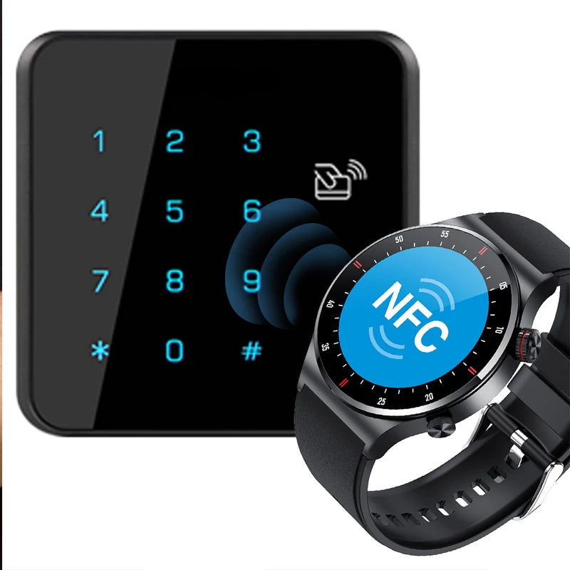 GPS ECG+PPG Bluetooth Call Pametna ura Moška 2024 Športna zapestnica NFC Vodoodporna po meri Watch Face Moška pametna ura za IOS Android