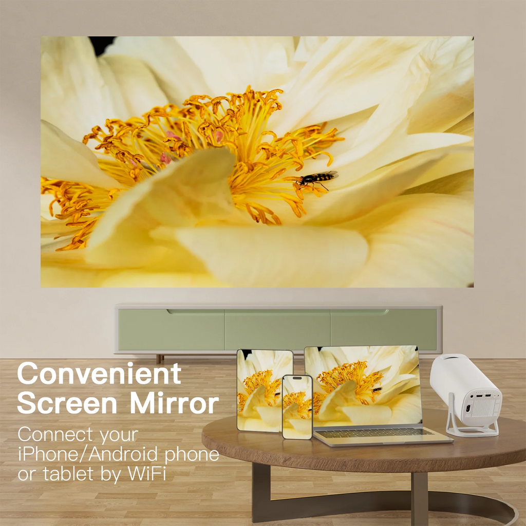 Pametni projektor Salange S40 - Android 11, podpora za 4K, WiFi 6 in BT 5.4 