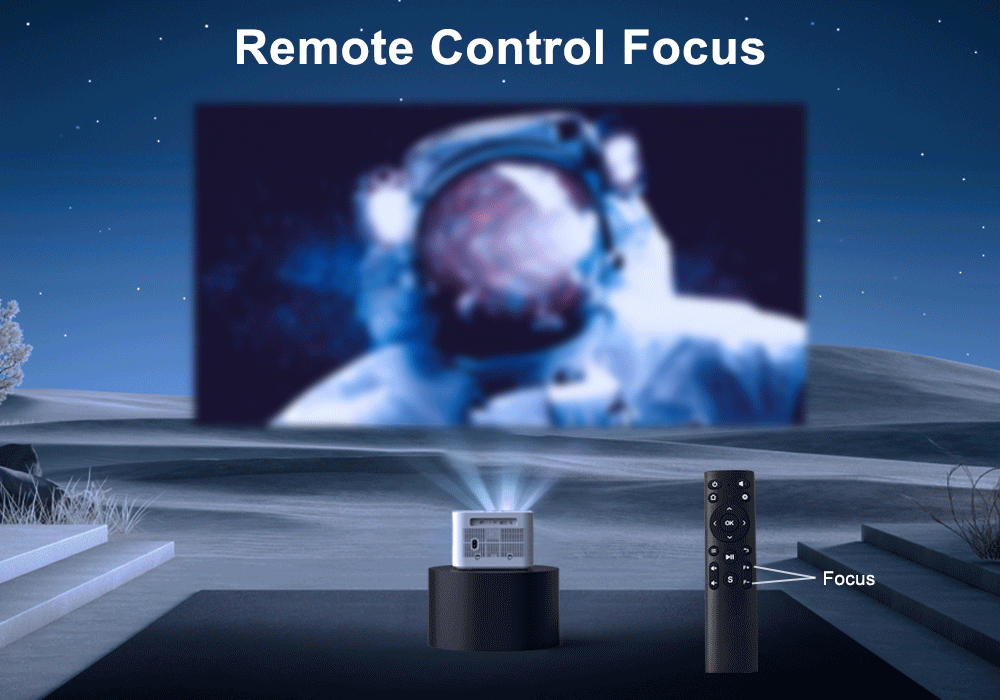 Mini projektor ThundeaL TD91/TD91W HD - 1080P, podpora za 4K, 5G WiFi, Android 