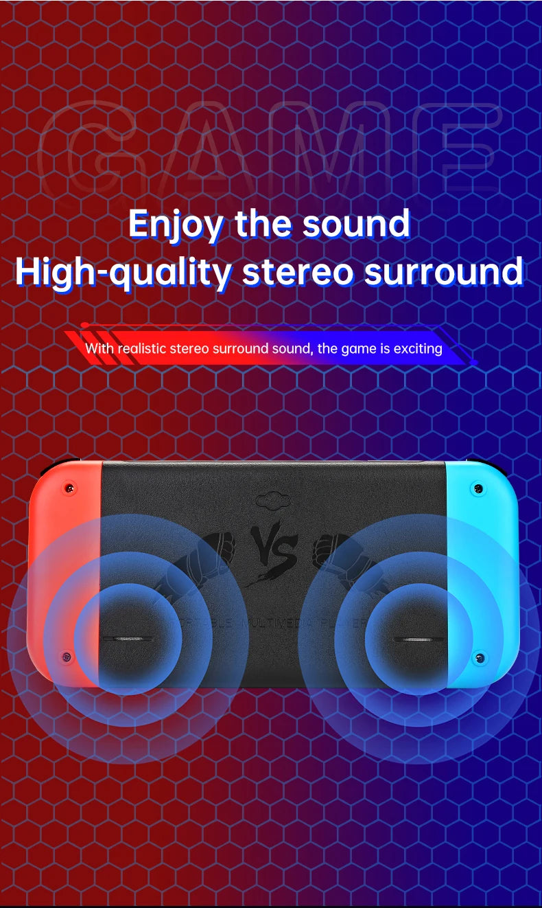 Igralna konzola z velikim zaslonom X80 7-palčni TFT800*480 HD True Color Screen 3000mah ročna igralna konzola rojstnodnevno božično darilo