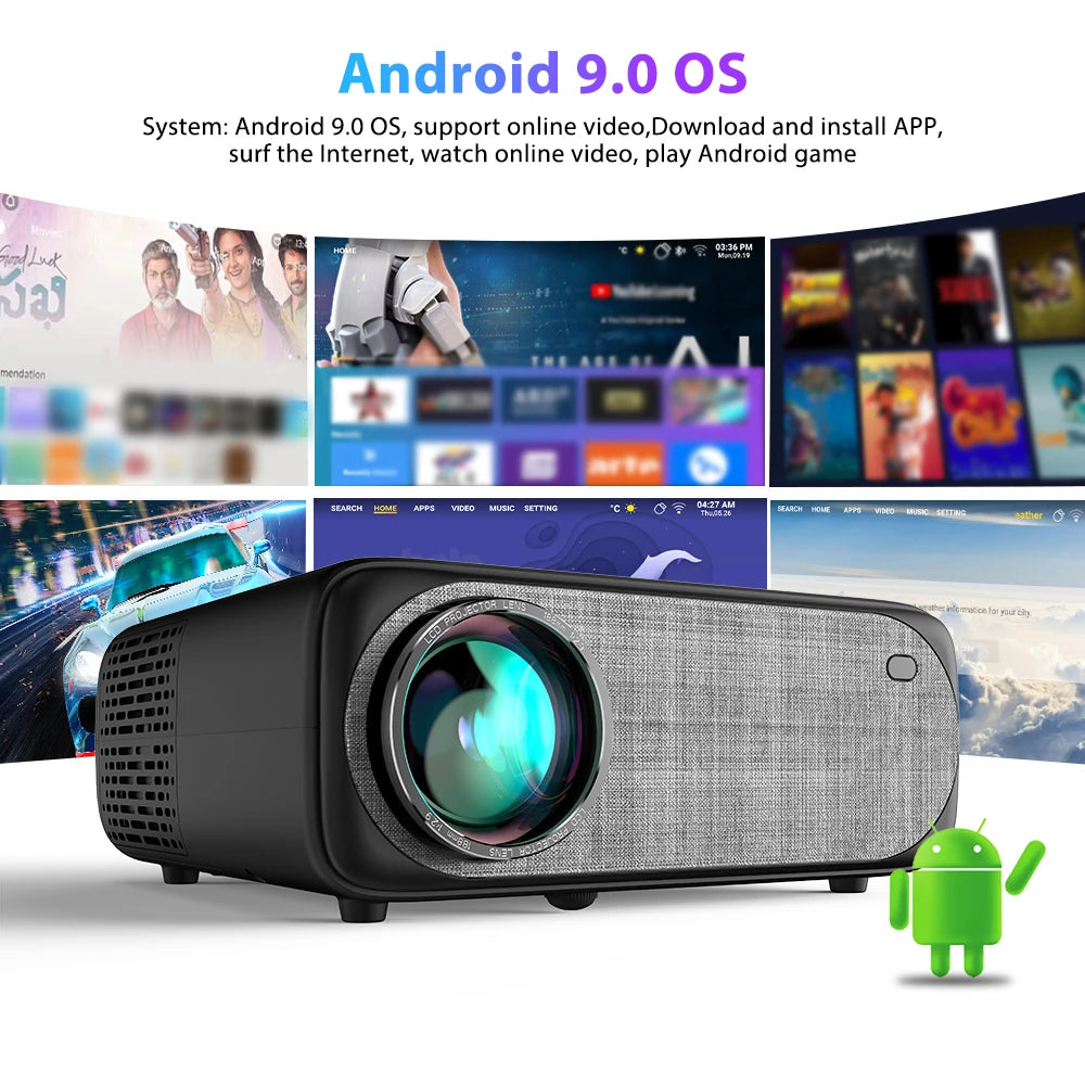 TD97W Full HD 1080P 4K WiFi LED projektor | Kućno kino Android video projektor za filmsko kino